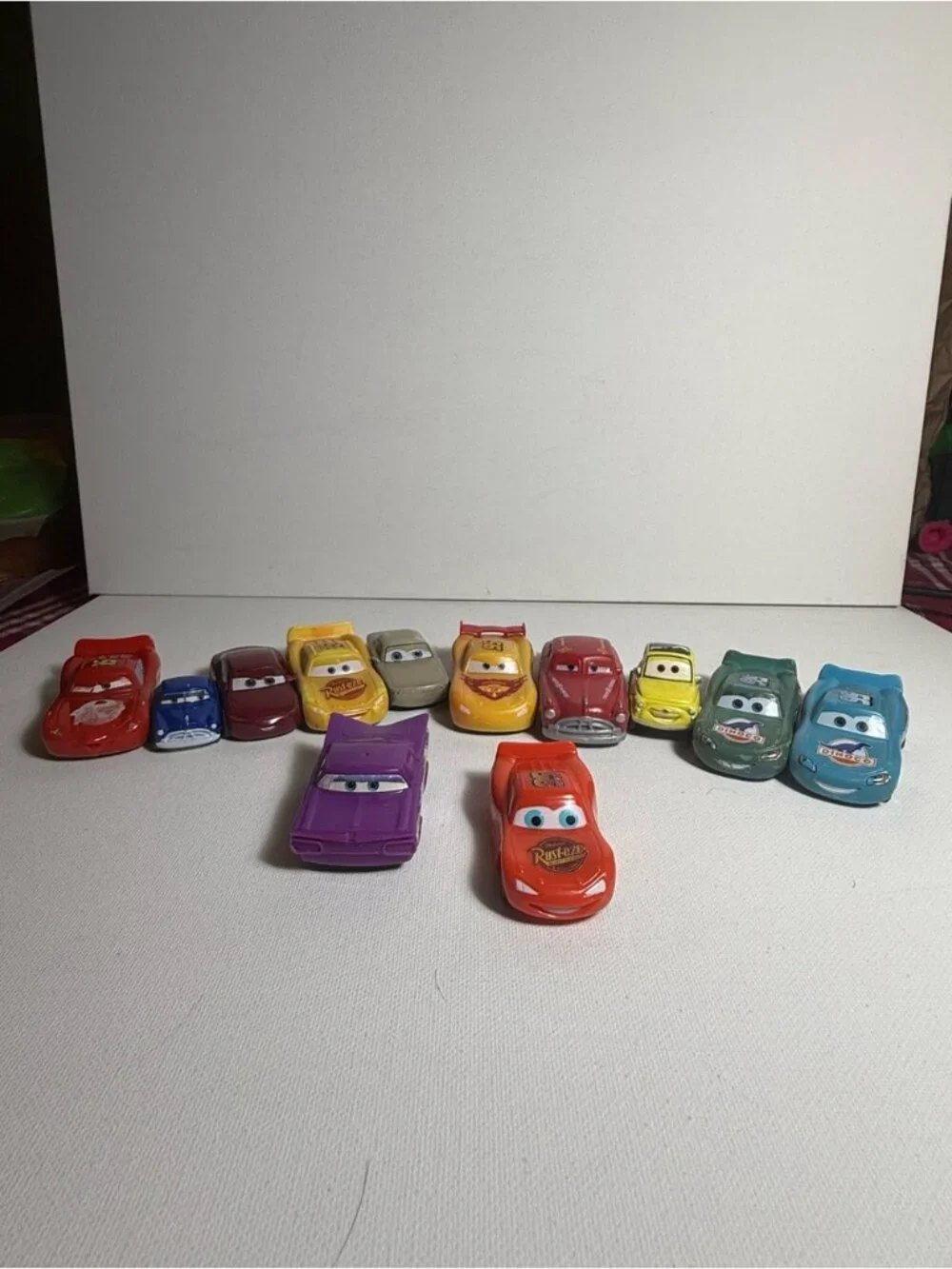 Assorted Vintage Cars Toy Lot - Lightning McQueen and Others
